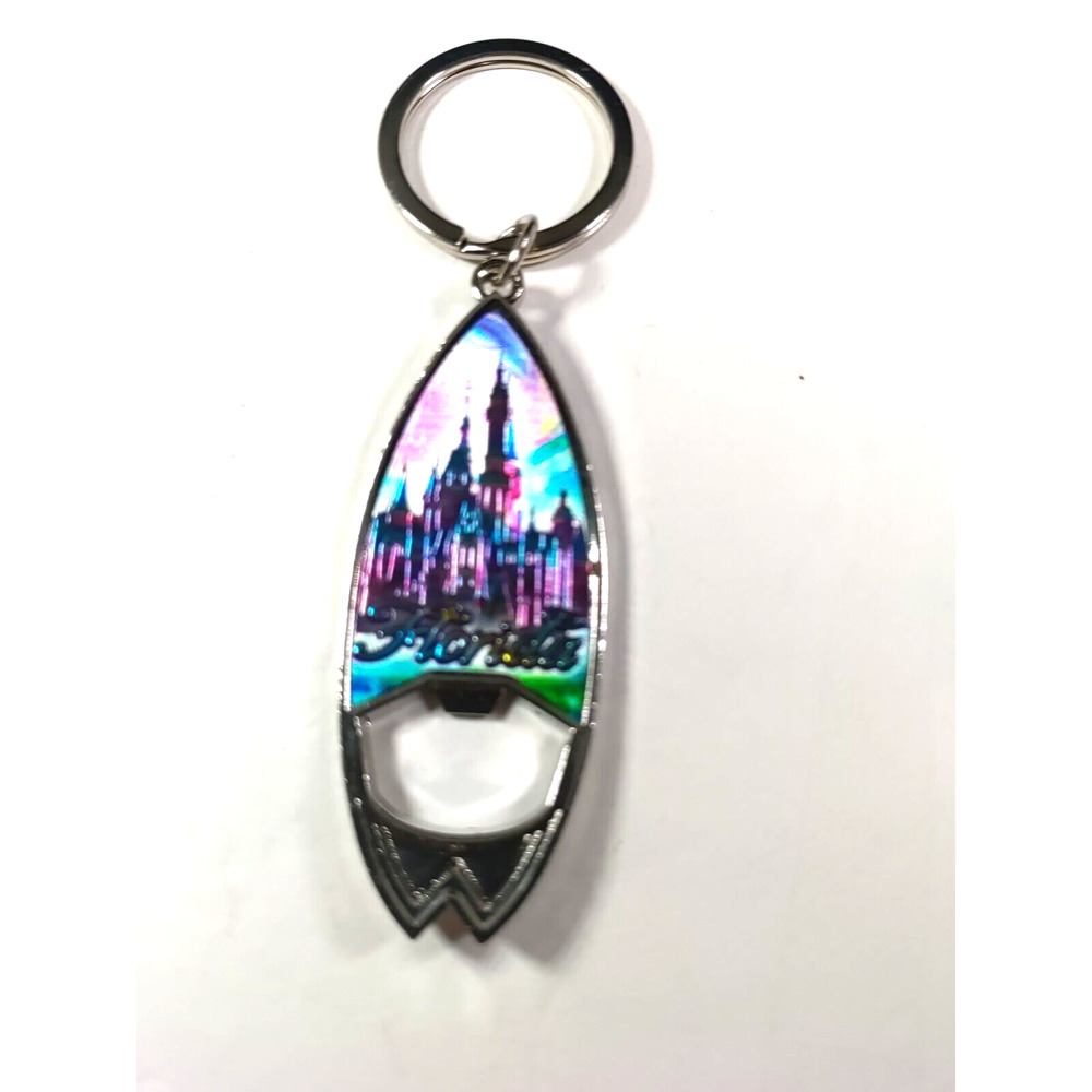 Florida Bottle Opener Keychain Castle
